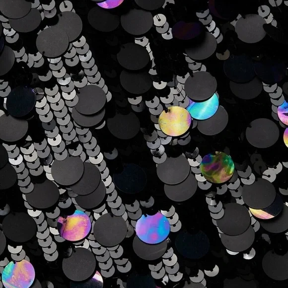 Parker Black-Multi Color Sequin Pencil Skirt - Picture 8 of 8